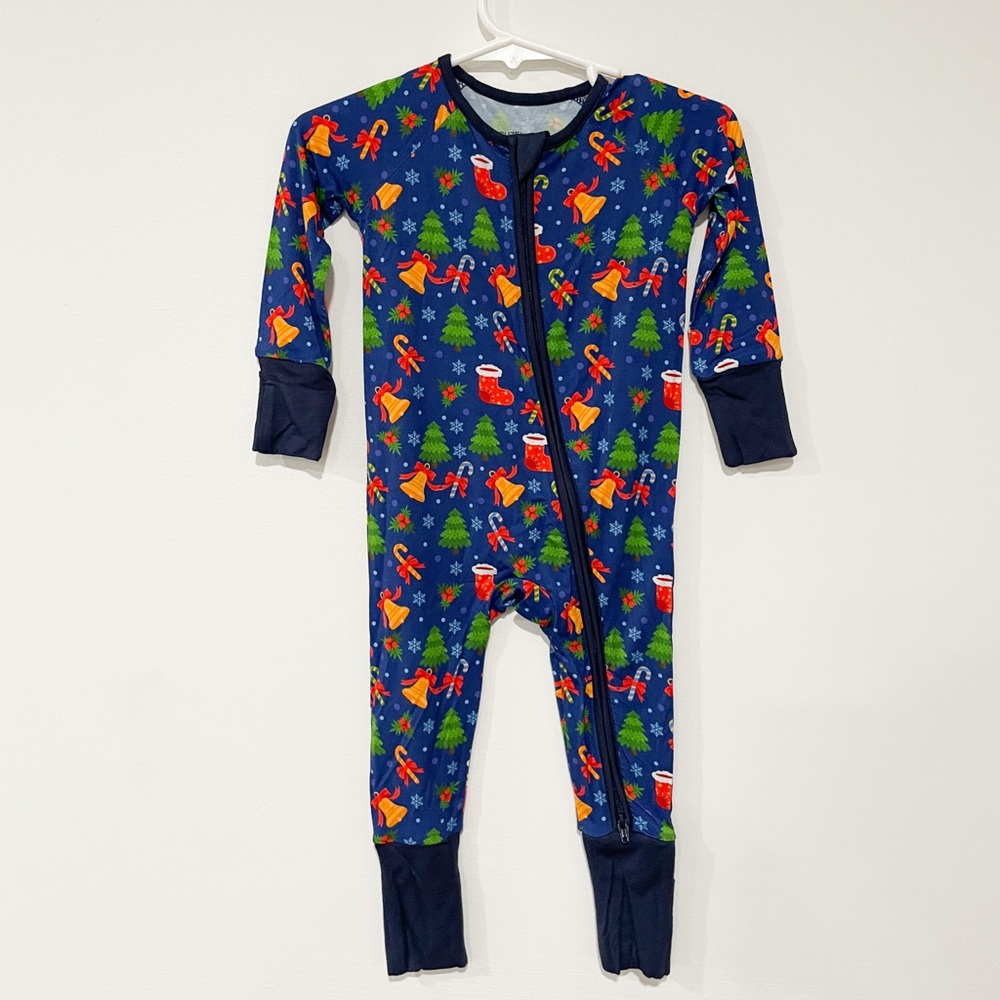 Suzel Viscose from Bamboo Baby Christmas Pajamas Baby One Piece Size 3-6 months